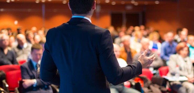 Speaker at Business Conference and Presentation.